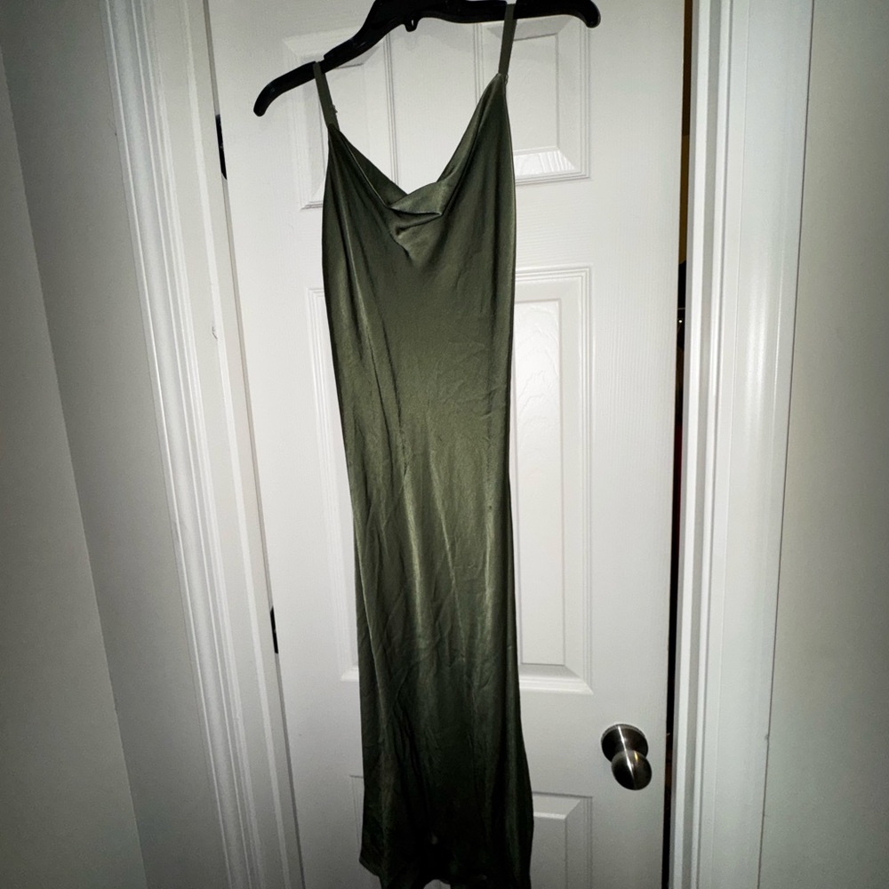 Tempo Paris Olive Green Dress